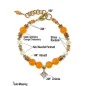 Athéna-Chalcedony, Perlmutt Armband Athéna-Chalcedony, Perlmutt Armband