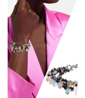 Aurélie-Edelstein Armband mit Spinell, Aquamarin & Turmalin