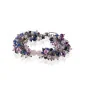 Santorin Luxus Armband mit Süßwasserperlen, Rosenquarz, Lapislazuli