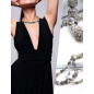 Dragon 2-tlg. Set Kette-Choker & Armband, Achatstein, Hämatit