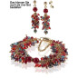Corail royal 14K Süßwasserperlen-Koralle-Ohrhänger