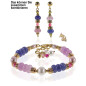 Méduse de mer 24K Ohrhänger mit Meeres Qualle,Türkis,Chalcedony