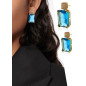 Lagune Glas-Zirkonia Ohrstecker