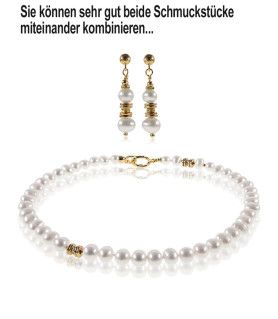 Élégant 24K Süßwasserperlen Ohrringe – Inspirationen – Ansicht 3