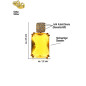 Citron Glas-Kristall-Zirkonia Ohrringe