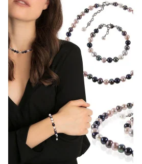 Rendez-vous Perlenarmband, Multi-Color, 7,5-9mm