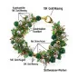 Verdiana Luxus Armband-Süßwasserperlen, Achat, Glaskristallen, 24K Gold