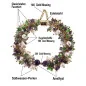 Azureus Luxus Armband-Süßwasserperlen,Amethyst,14K Gold