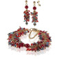 Corail royal Luxus-Klasse Armband-Süßwasserperlen,Rote Koralle,14K Gold Corail royal Luxus-Klasse Armband-Süßwasserperlen,Rote Koralle,14K Gold