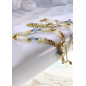 Nauru Perlmutt Morganit Armband Nauru Perlmutt Morganit Armband