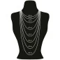 Océan 2-tlg.Set, Kette & Armband mit Aquamarin, Perlen