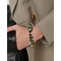 Azureus 2-tlg.Luxus Set, Perlenarmband & Ohrhänger, Amethyst, Glaskristallen, 14K Gold Azureus 2-tlg.Luxus Set, Perlenarmband & Ohrhänger, Amethyst, Glaskristallen, 14K Gold
