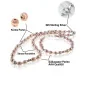 La Corse 2-tlg.Set, Perlenarmband & Perlenkette, 7-8 mm, Fliederfarbe La Corse 2-tlg.Set, Perlenarmband & Perlenkette, 7-8 mm, Fliederfarbe