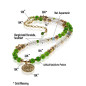 Birmanie 3-tlg.Set, Peridot-Ohrstecker, Armband, Halskette Birmanie 3-tlg.Set, Peridot-Ohrstecker, Armband, Halskette