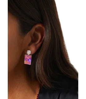 Tessin Glas-Kristall-Zirkonia Ohrringe
