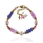 Vacances Perlenarmband mit Chalcedony, Onyx Vacances Perlenarmband mit Chalcedony, Onyx
