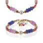 Vacances Perlenarmband mit Chalcedony, Onyx Vacances Perlenarmband mit Chalcedony, Onyx