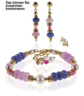 Vacances Perlenarmband mit Chalcedony, Onyx – Armbänder – Ansicht 4